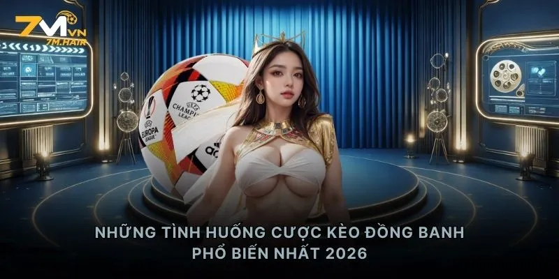 Những tình huống cược kèo đồng banh phổ biến nhất 2026